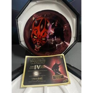Collectors Plate - Darth Maul (Star Wars)